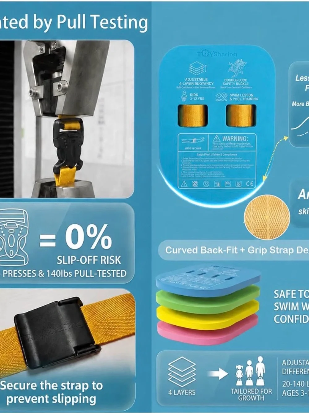 ToySharing Kids Swim Float Belt
